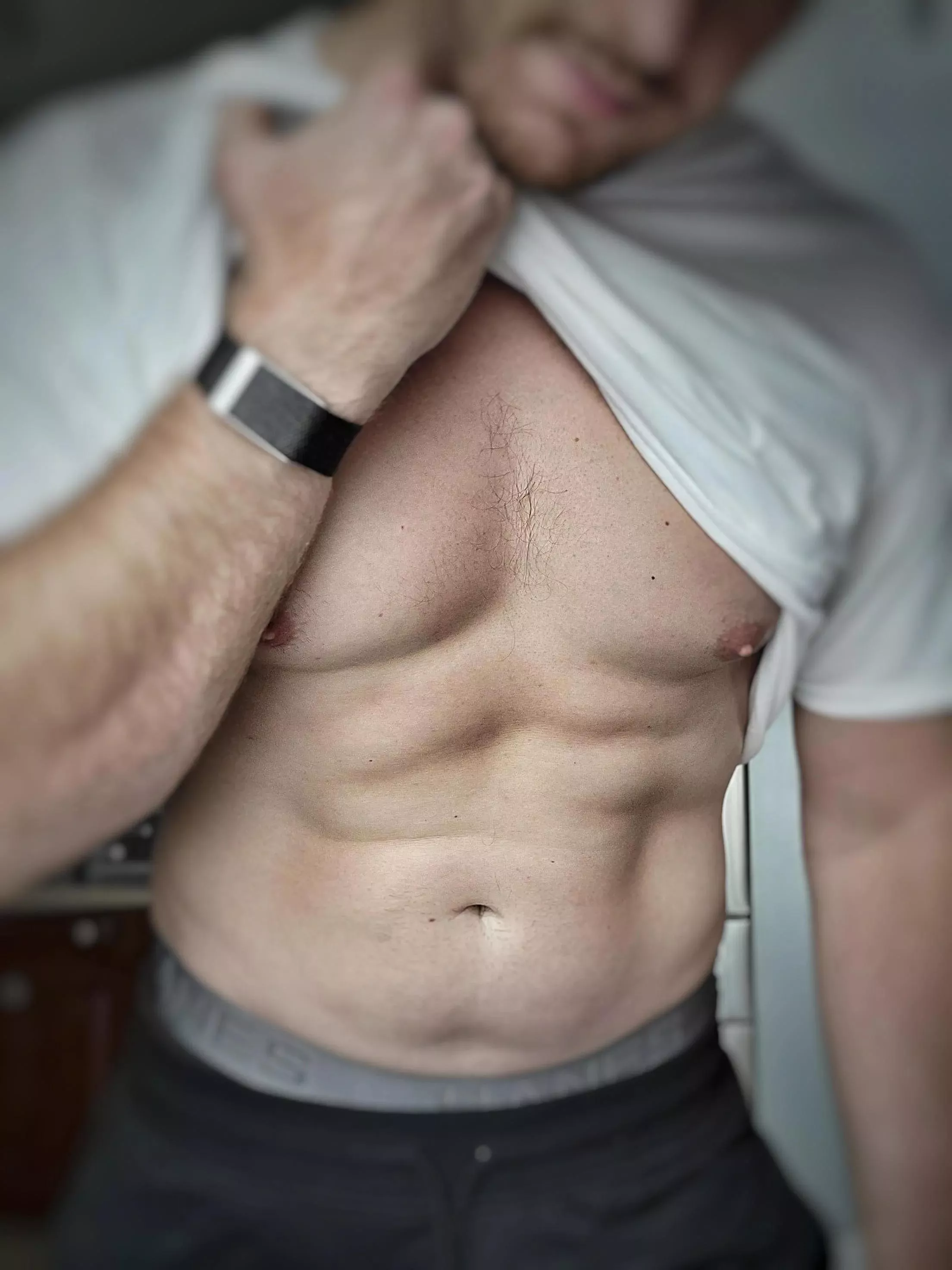 You. Me. The bedroom. Now.