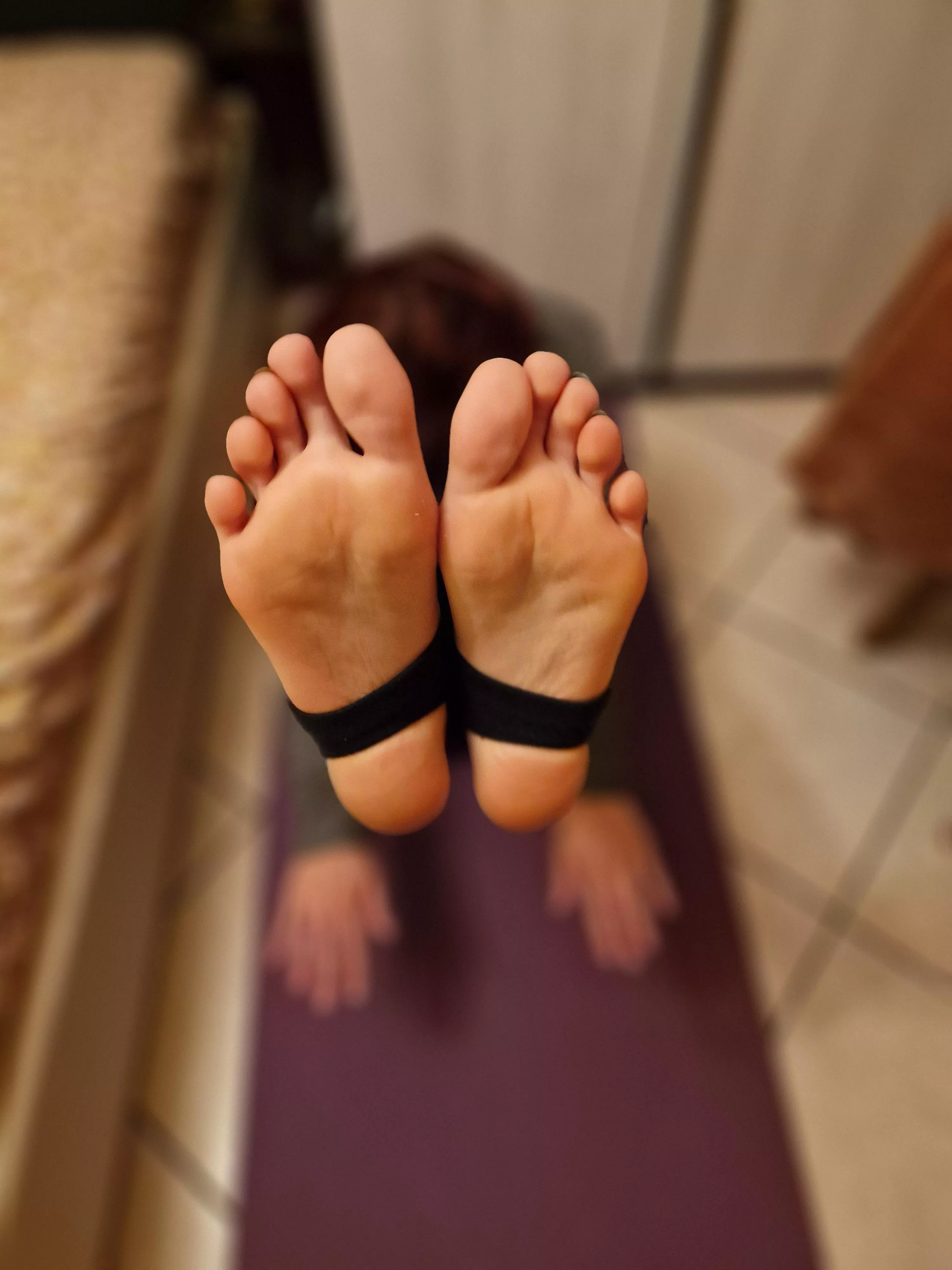 your princess is ready for a new yoga session 🤍