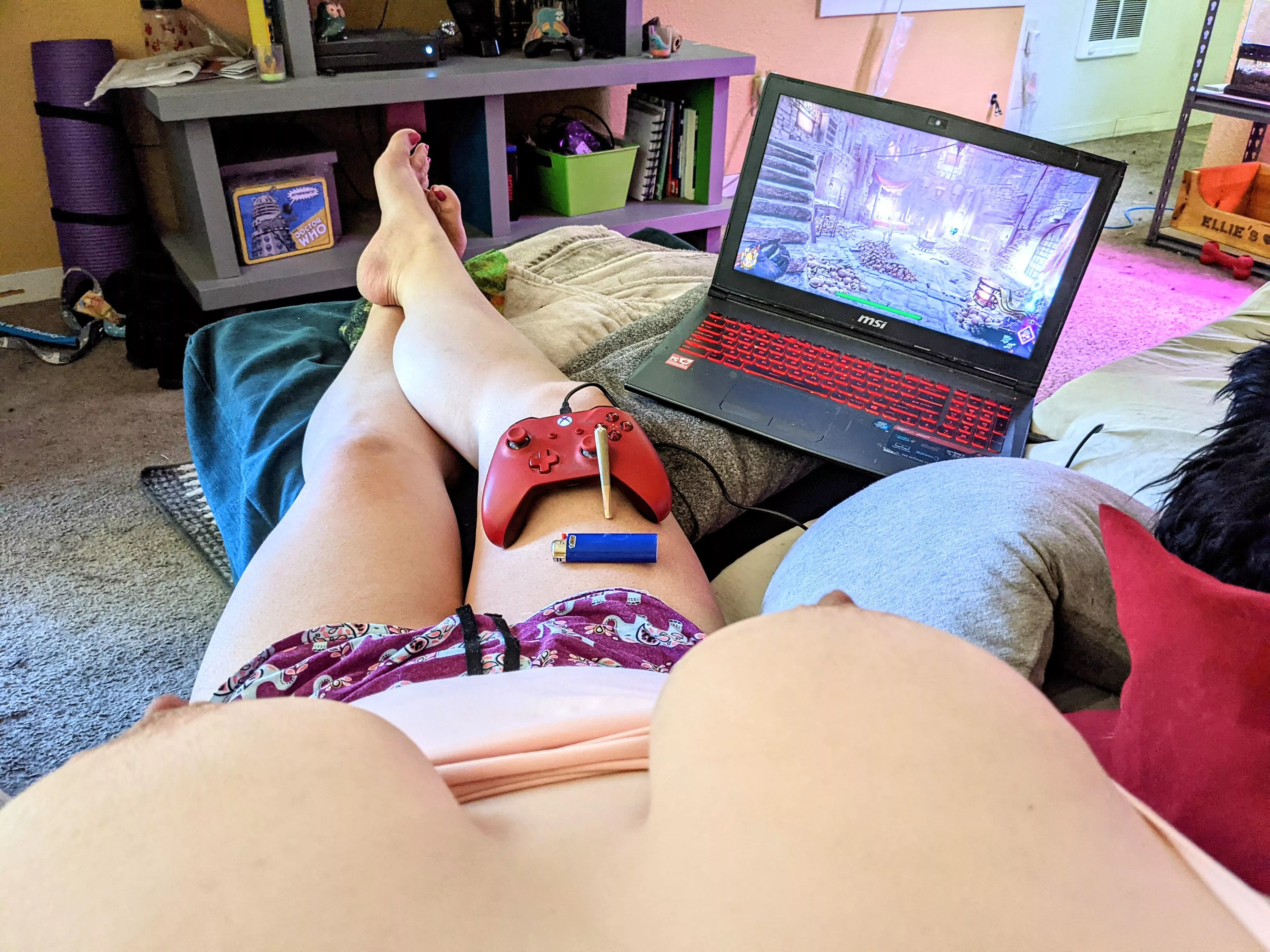 a joint, a game, and a set of holes