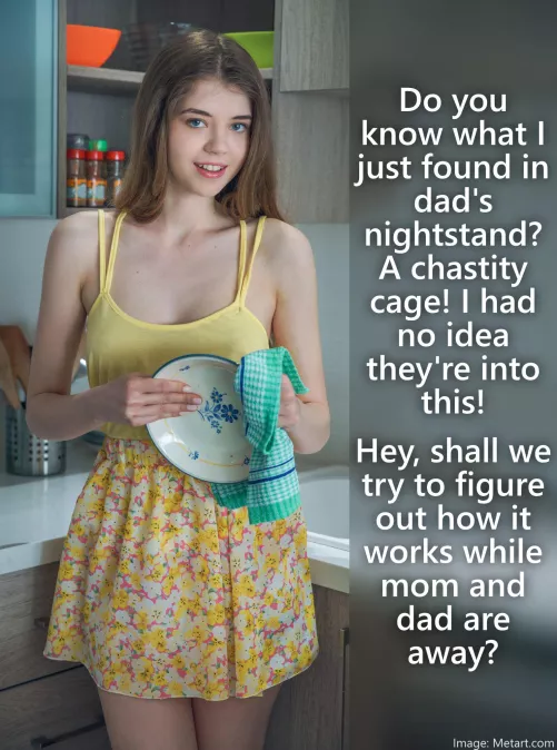 Anyone want to rp some sister chastity scenarios?