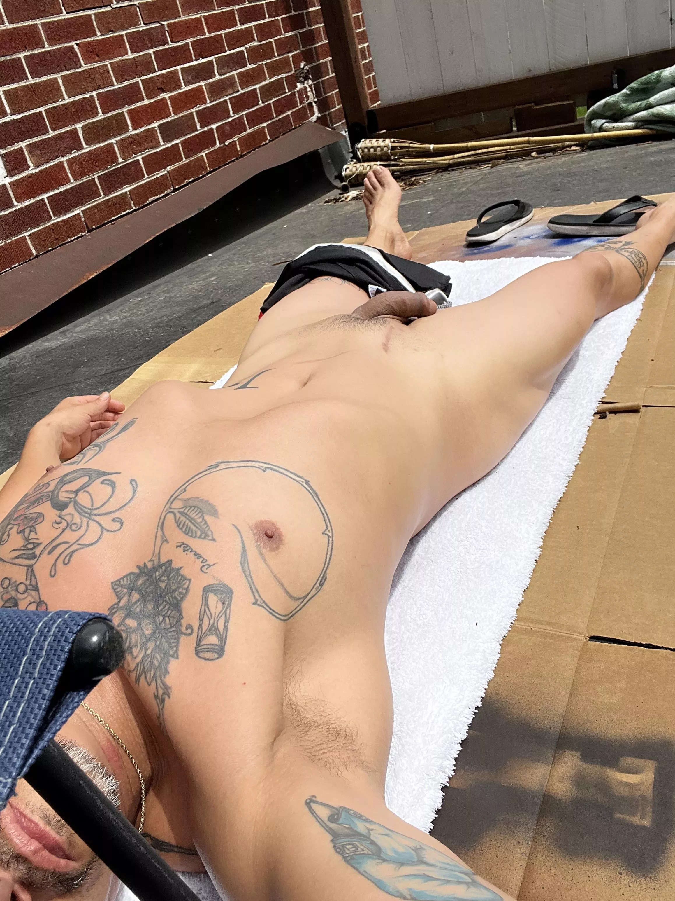 Beautiful day enjoying the sun