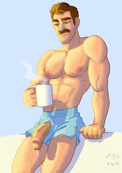 Bill Anderson from Inside Out enjoying some coffee