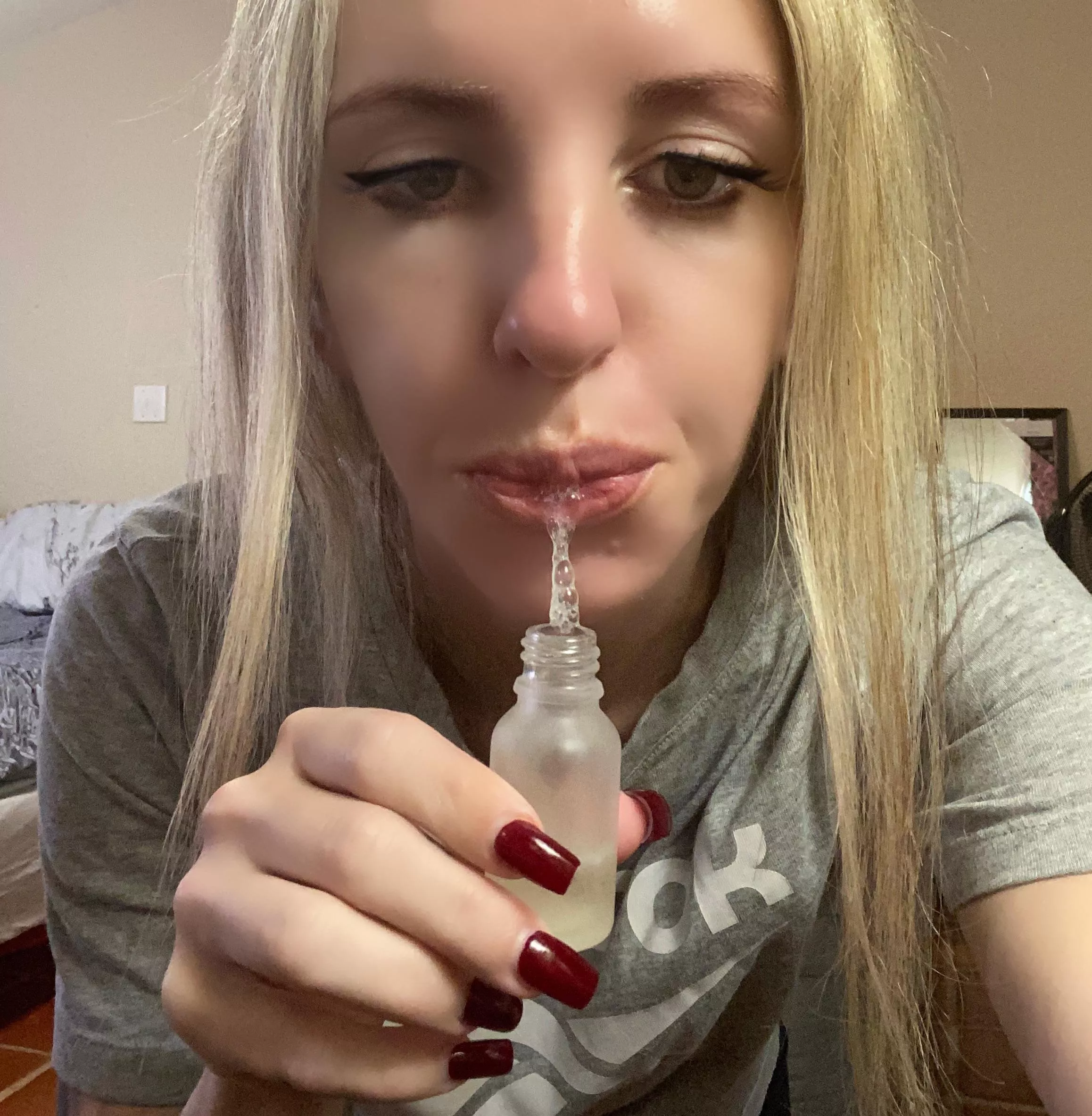 Can’t wait to fill this thing all the way up with my sloppy spit 🥵🥵