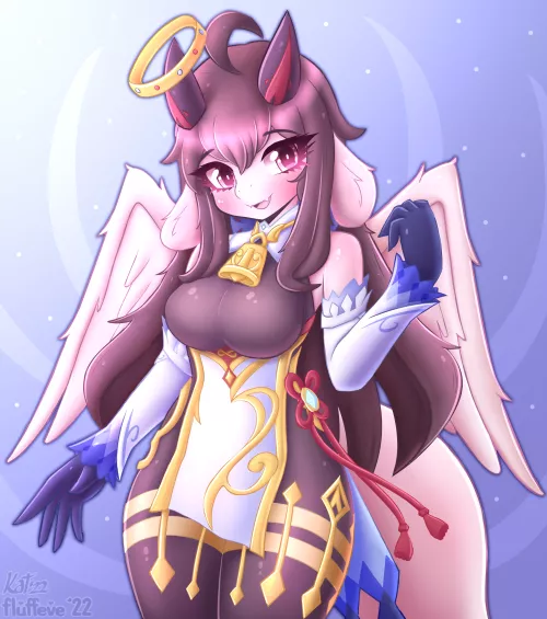 Cocogoat ❄️🔔 (Art by me: @fluffeve on Twitter)