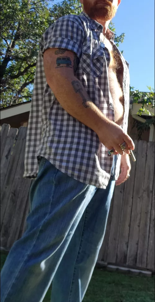 Come join this viking for a smoke before battle.