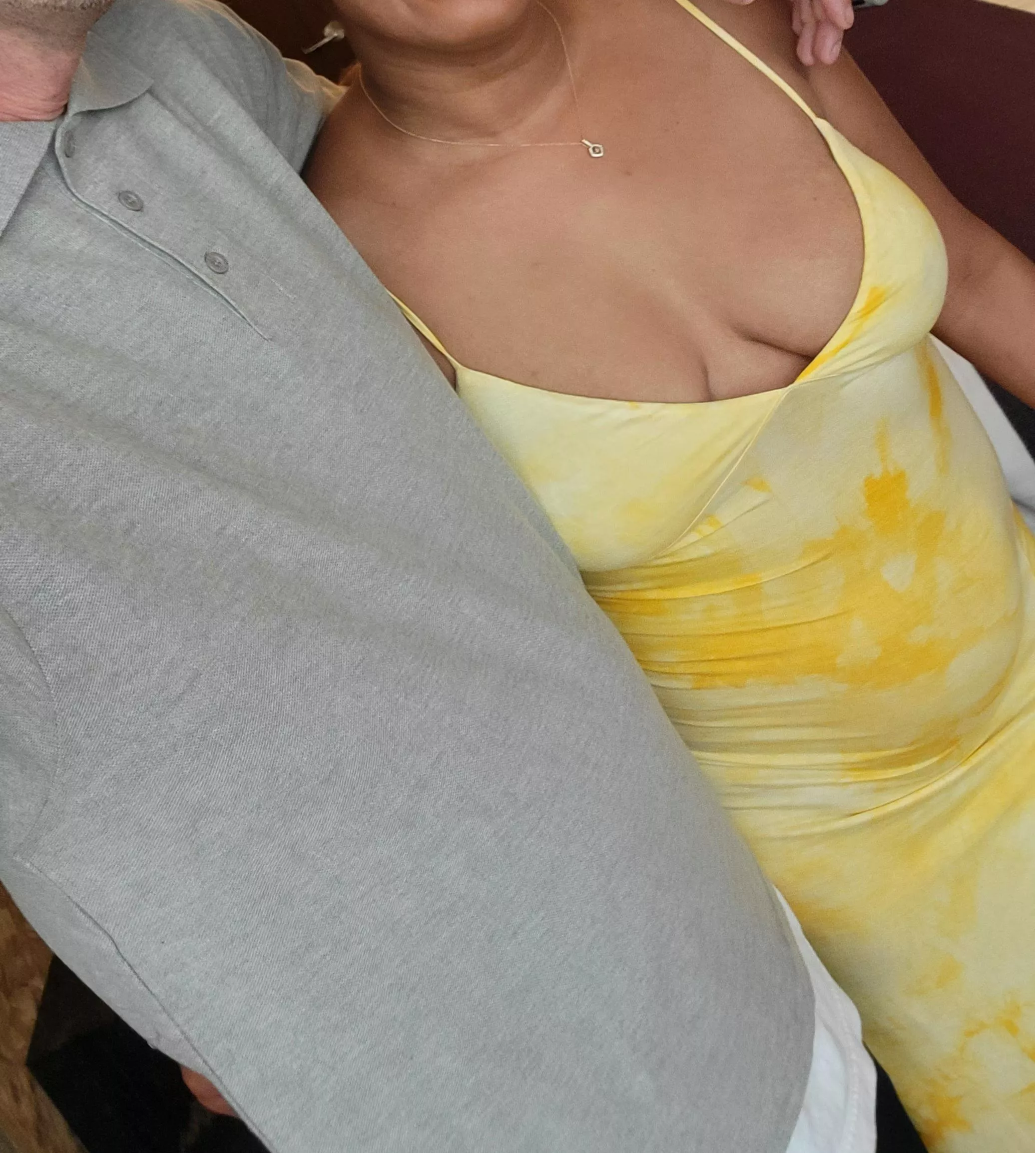 Do you think my friends were staring at her tits that night?