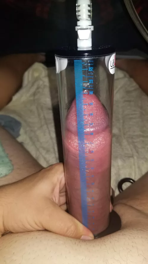 Easily packing girth, now to work on length...😈🍆📏