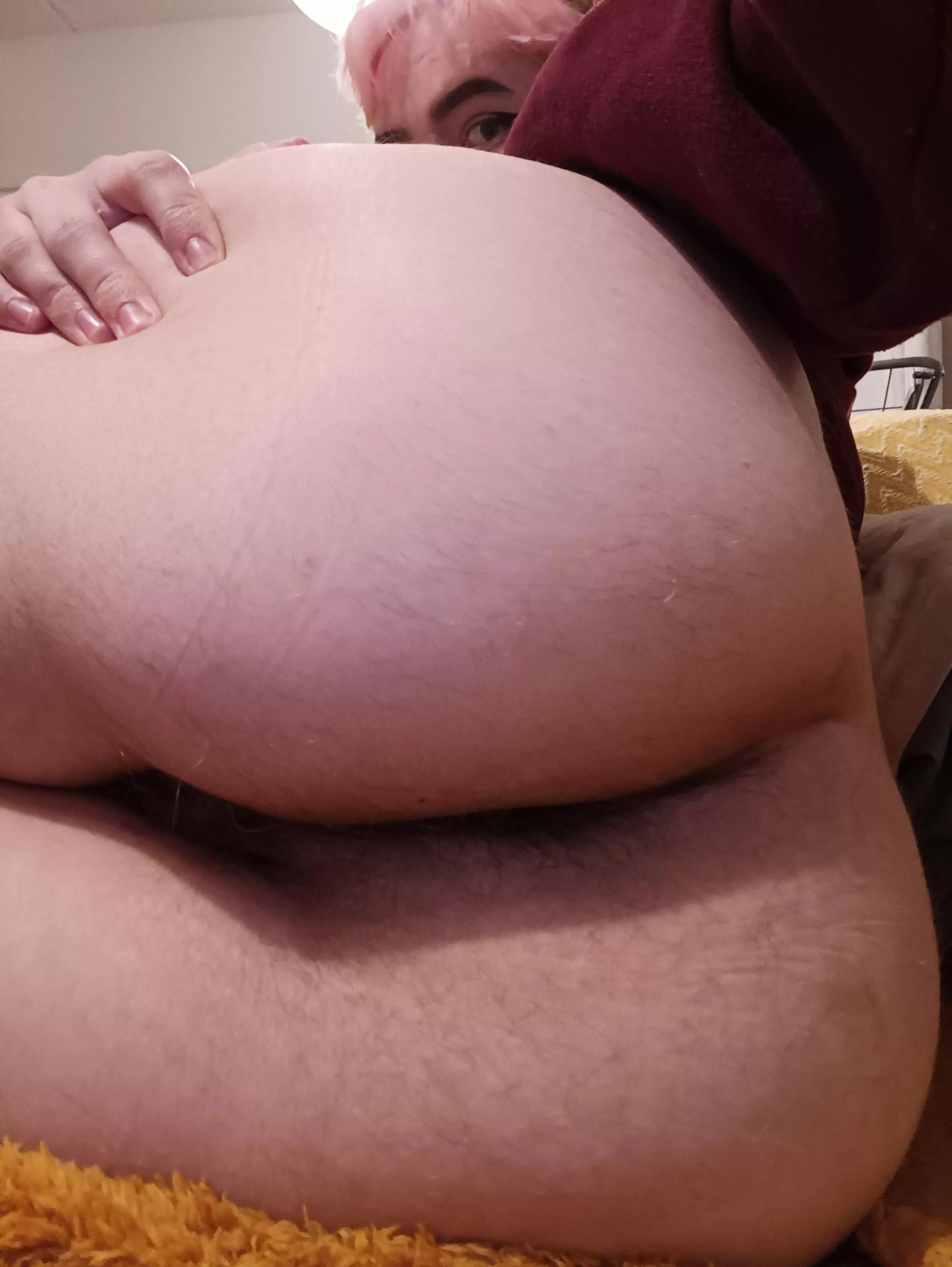 fat and hairy ass 😋