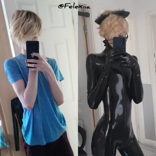 Femboy, with or without latex?