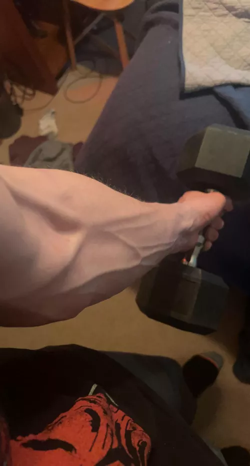 Getting some work in