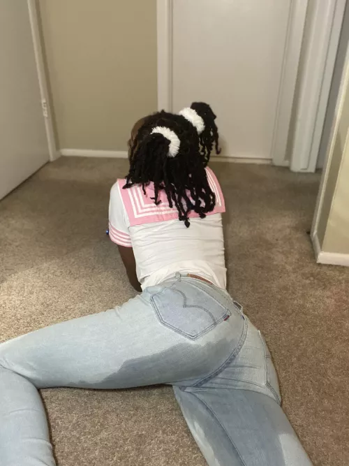 I thought I could stand up to my bullies today at school….but they only made me super nervous and I peed my pants 😣 [f]