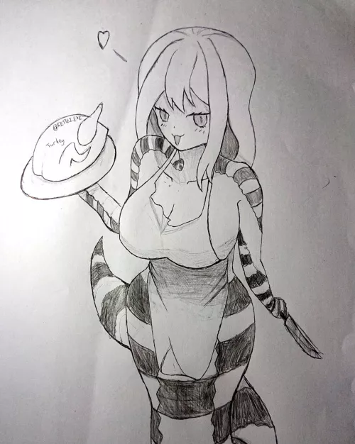 I tried to draw Ivy, a character created by Sparrowl