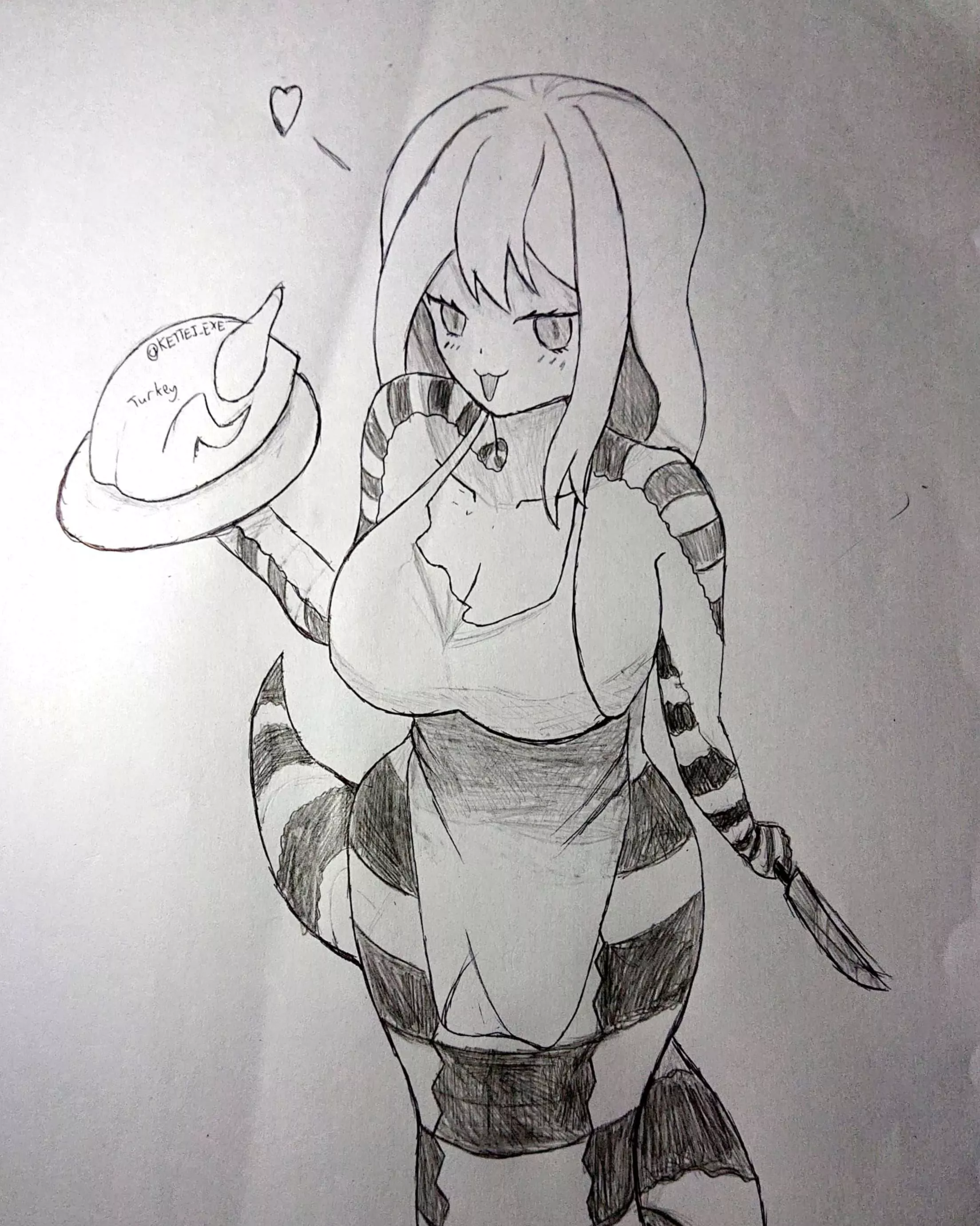 I tried to draw Ivy, a character created by Sparrowl