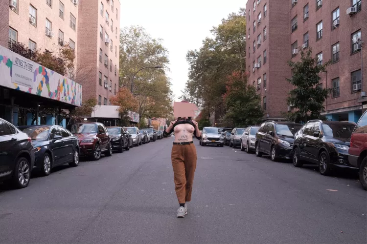 It was my first time in NYC this fall and this is how I greeted New Yorkers [OC] [F]