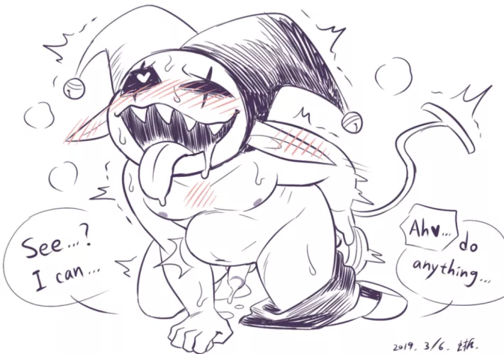 [Jevil] proves a point (artist unknown)