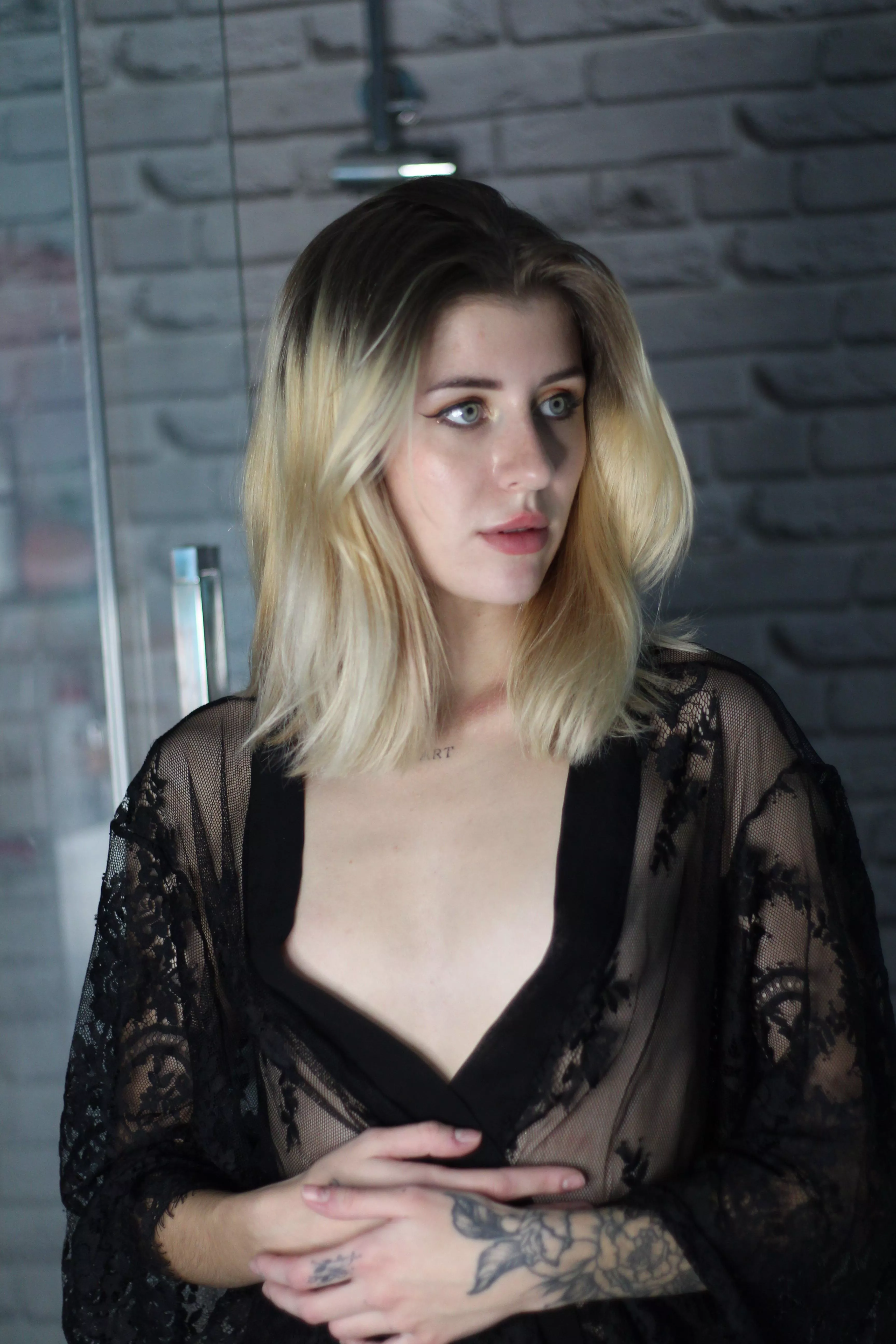 Just a little while longer and the nipples will show