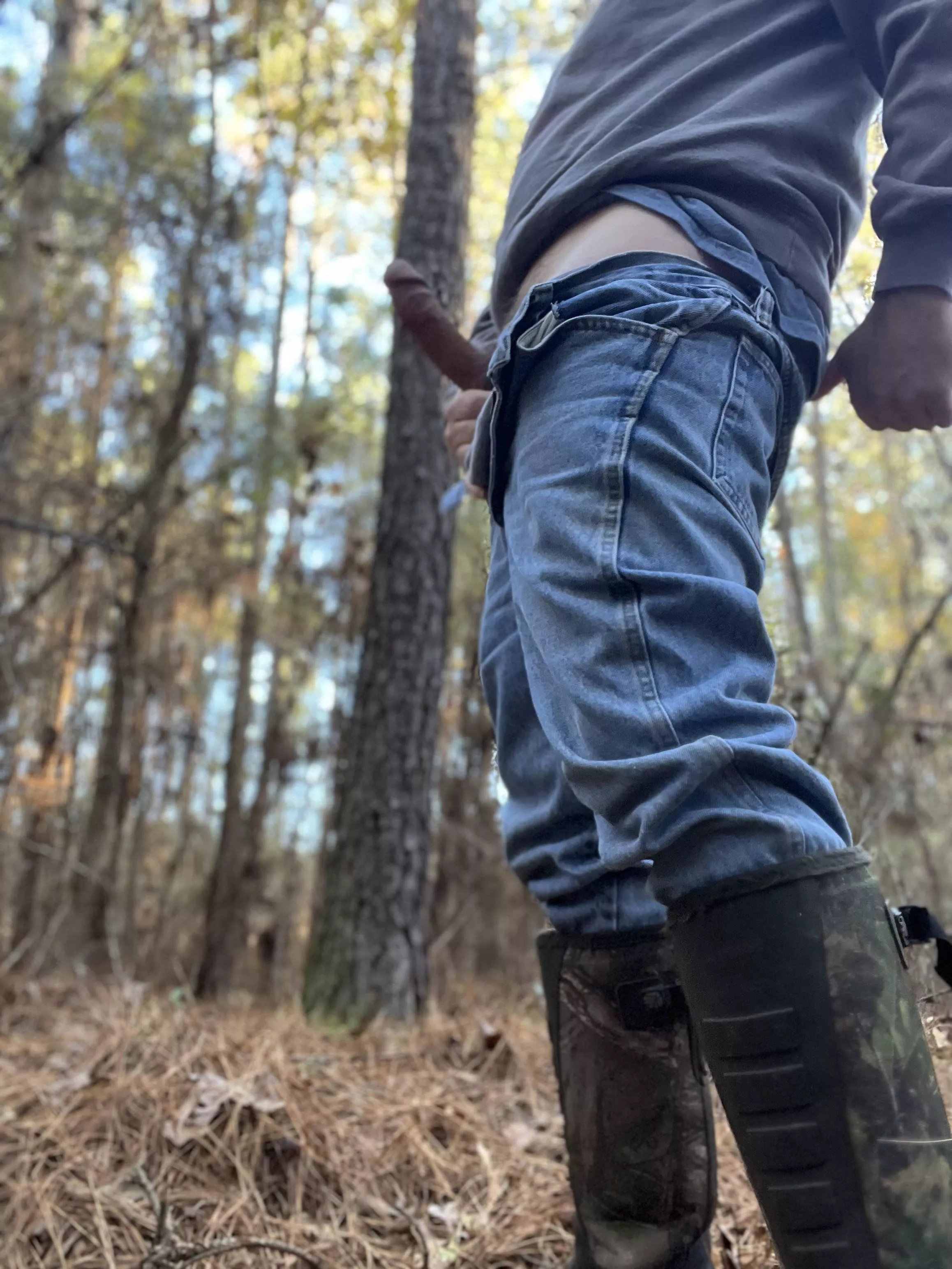 Just got out the deer stand