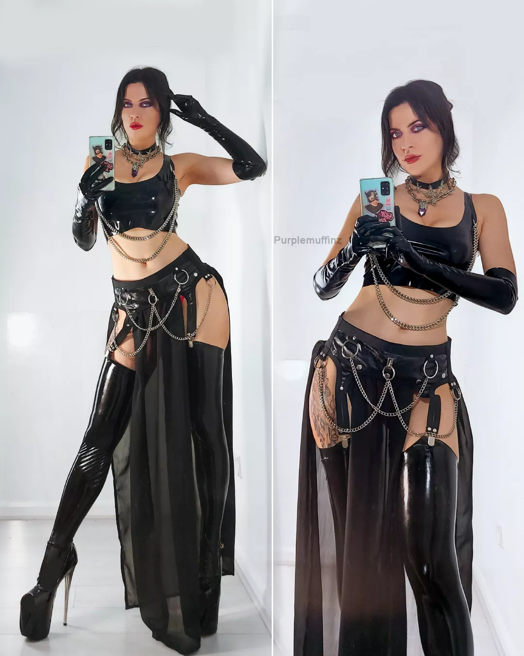 Latex and chains ⛓️ 🖤