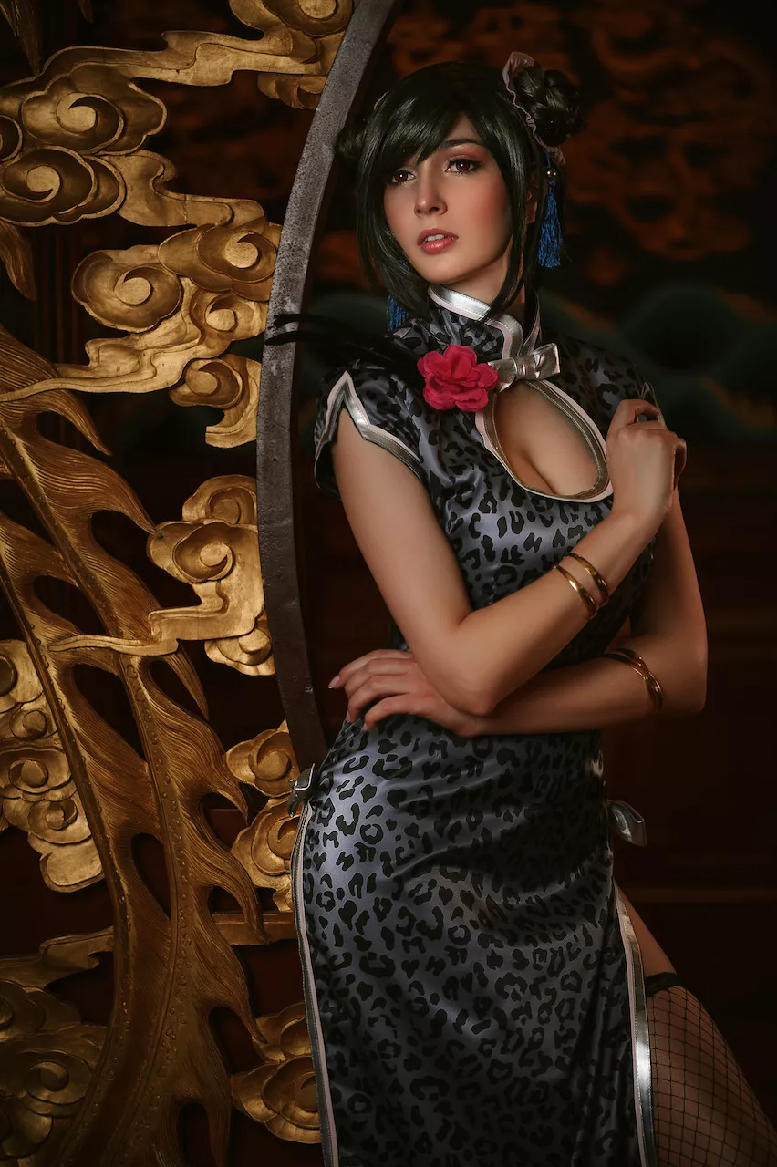 Leo dress Tifa cosplay by BellatrixAiden