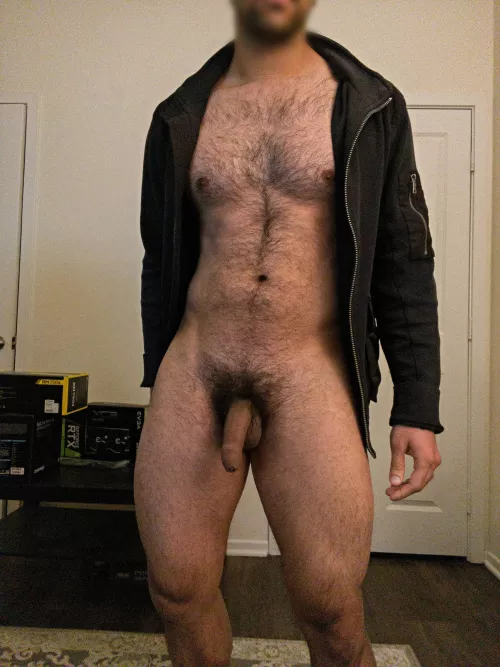 Me and my penis wearing our jackets