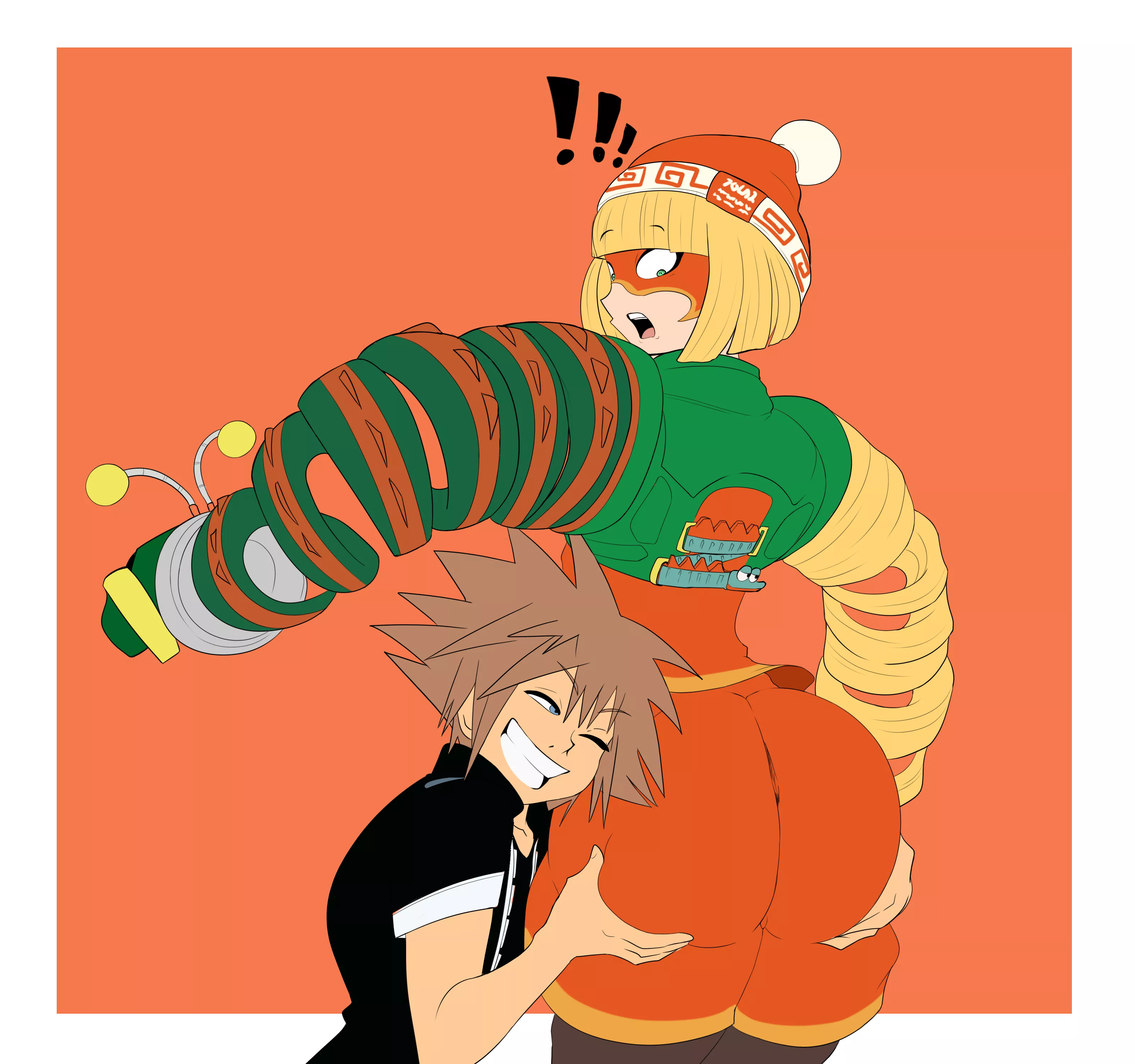 Min Min and Sora (Scrabble007)