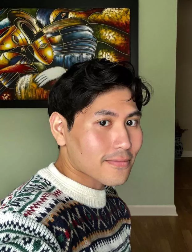 My mom sure does love bold art