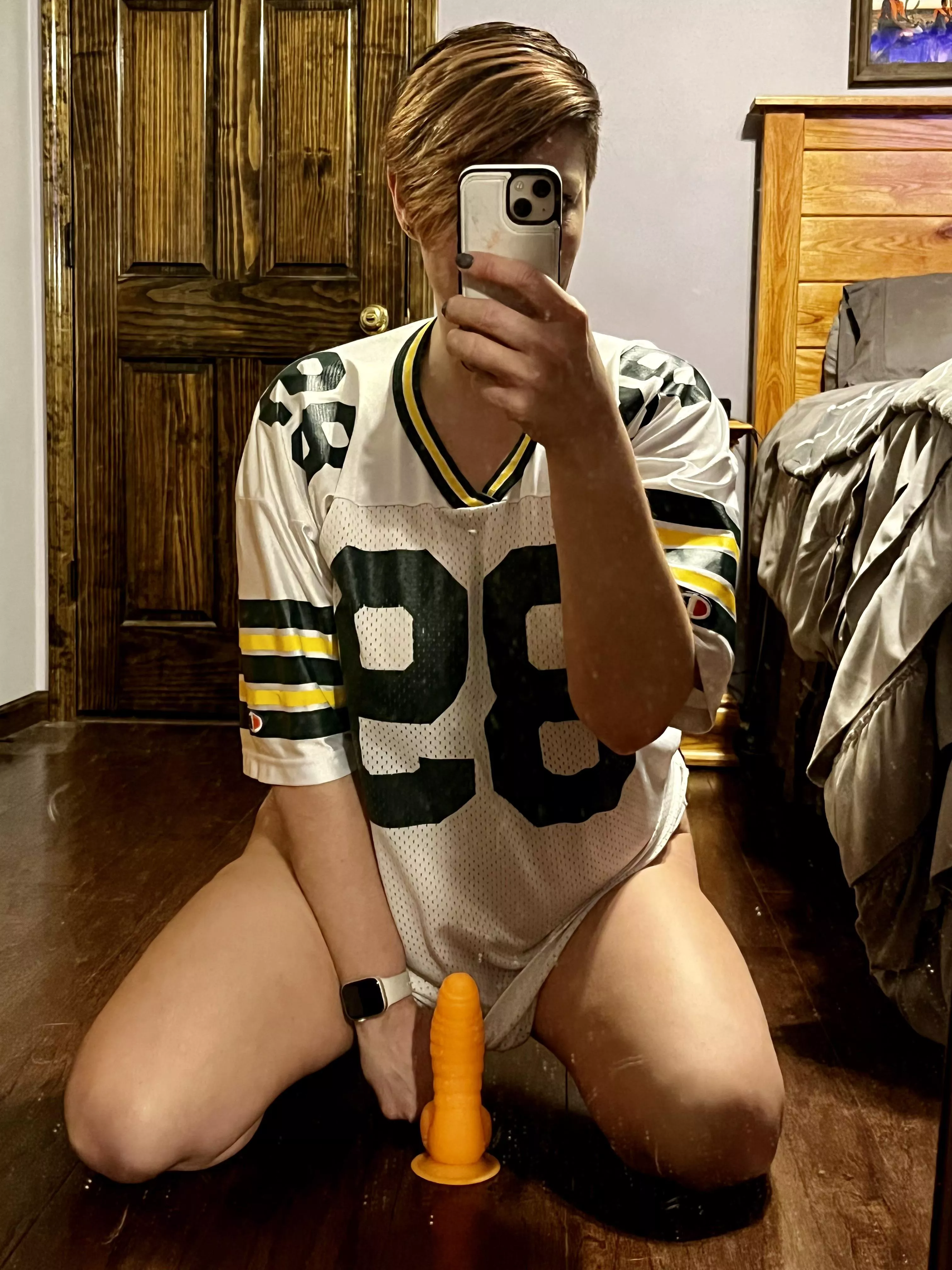 My team lets me down…but big blaze orange never does 😉