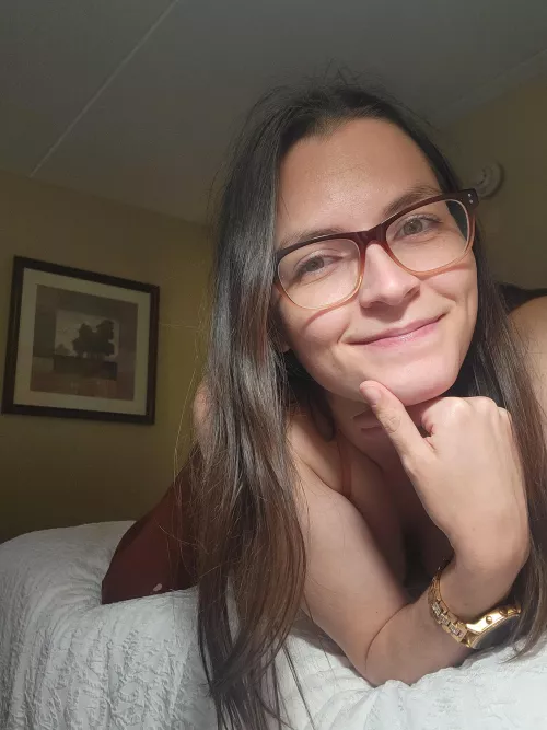 new glasses, I can't tell if I like them or not.