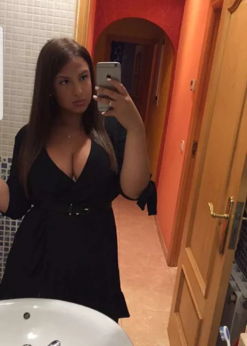 Nice dress that barely holds it