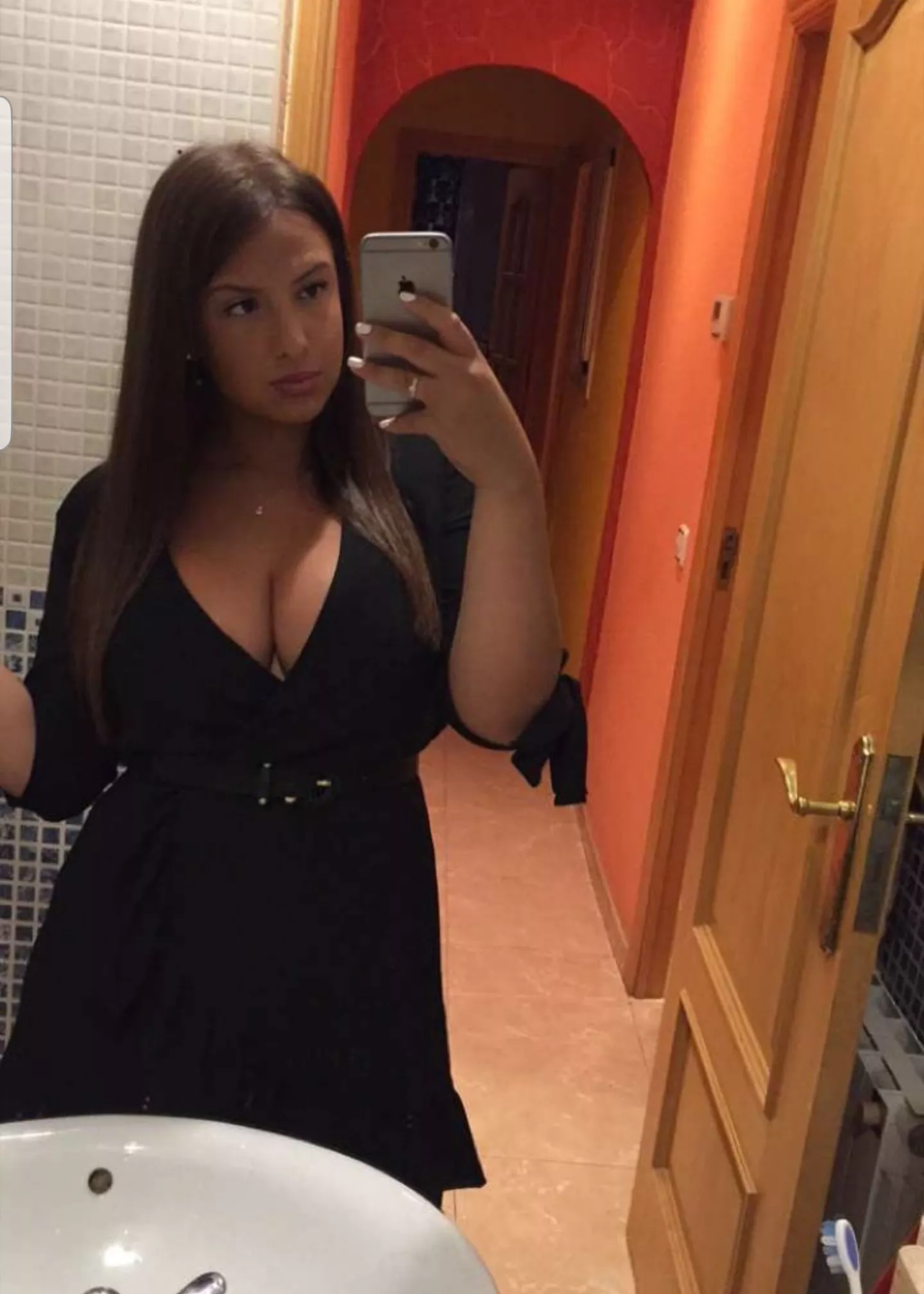 Nice dress that barely holds it