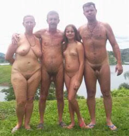 Nudist family from Brazil