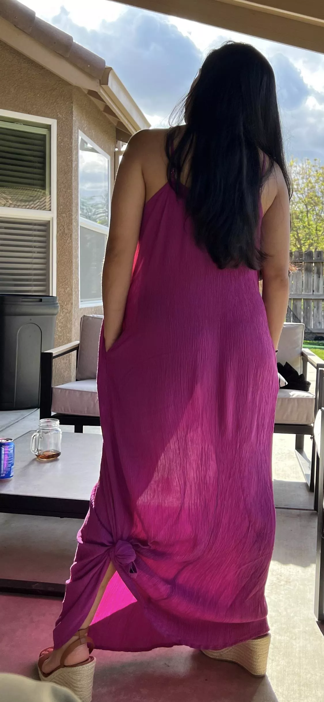 Ona a Sunday afternoon