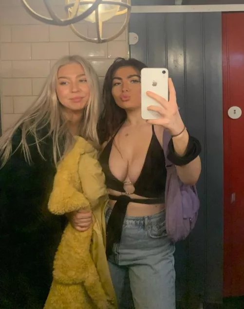 One covers up, the other shows them off