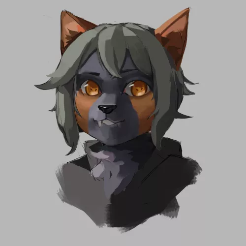 Painting study using a Friend's OC (art by me Vex_6090)