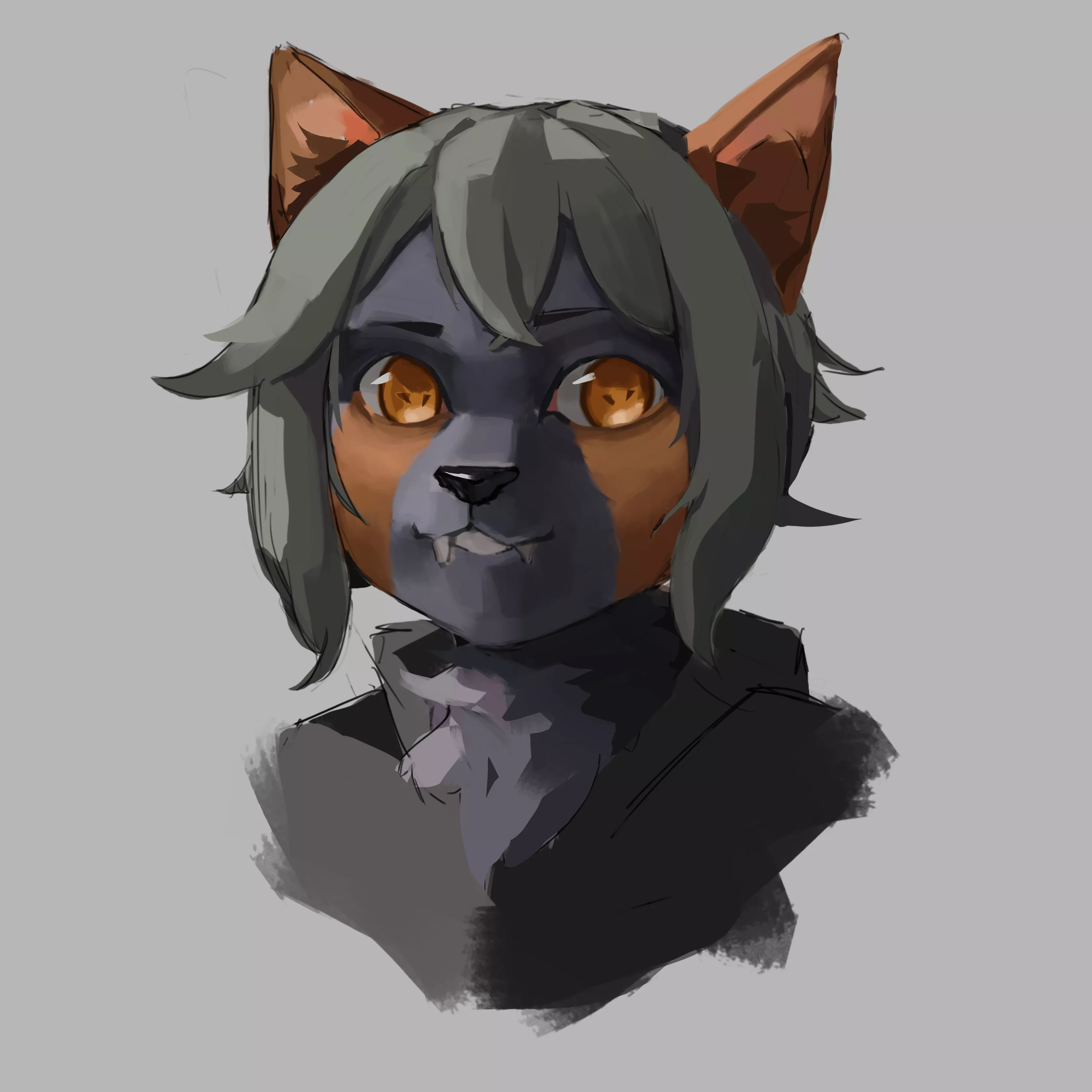Painting study using a Friend's OC (art by me Vex_6090)