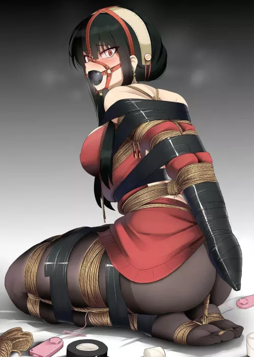 Tape x rope armbinder is the win