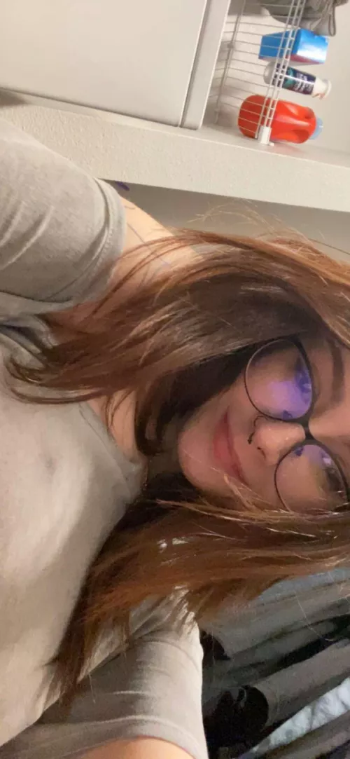 The glasses stay on while we fuck