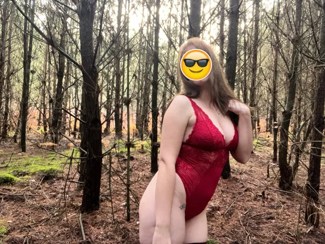 The thrill of being caught and watched in the [F]orest gets me so wet!