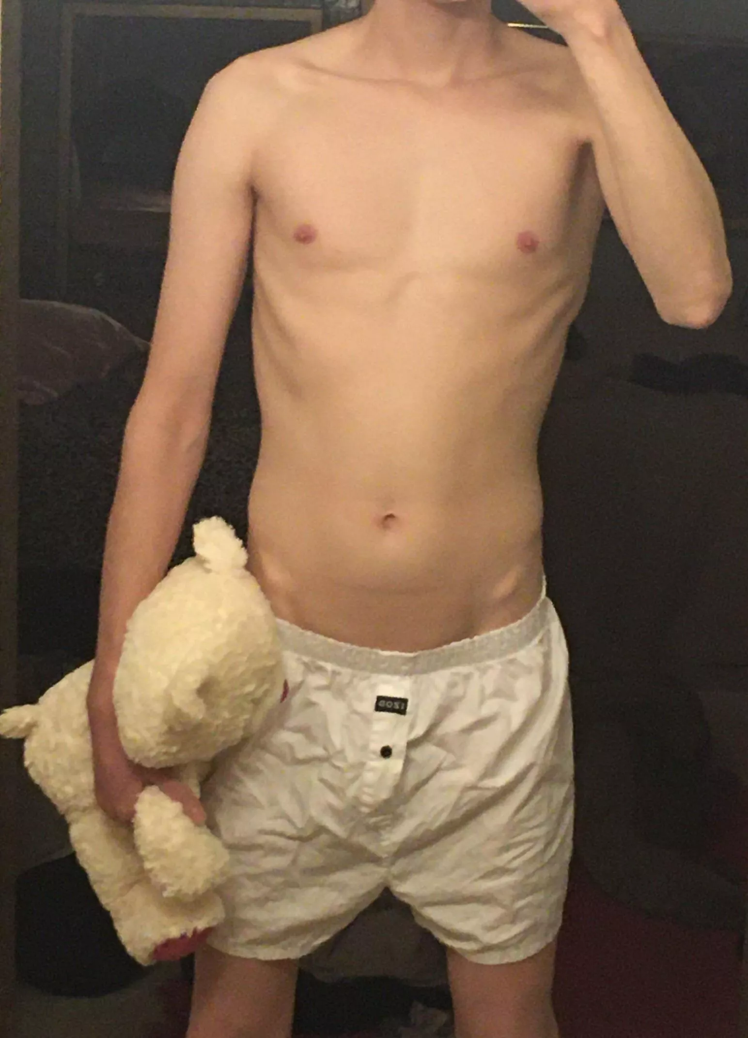 These boxers are my favorite! Who else loves the look of white boxers?