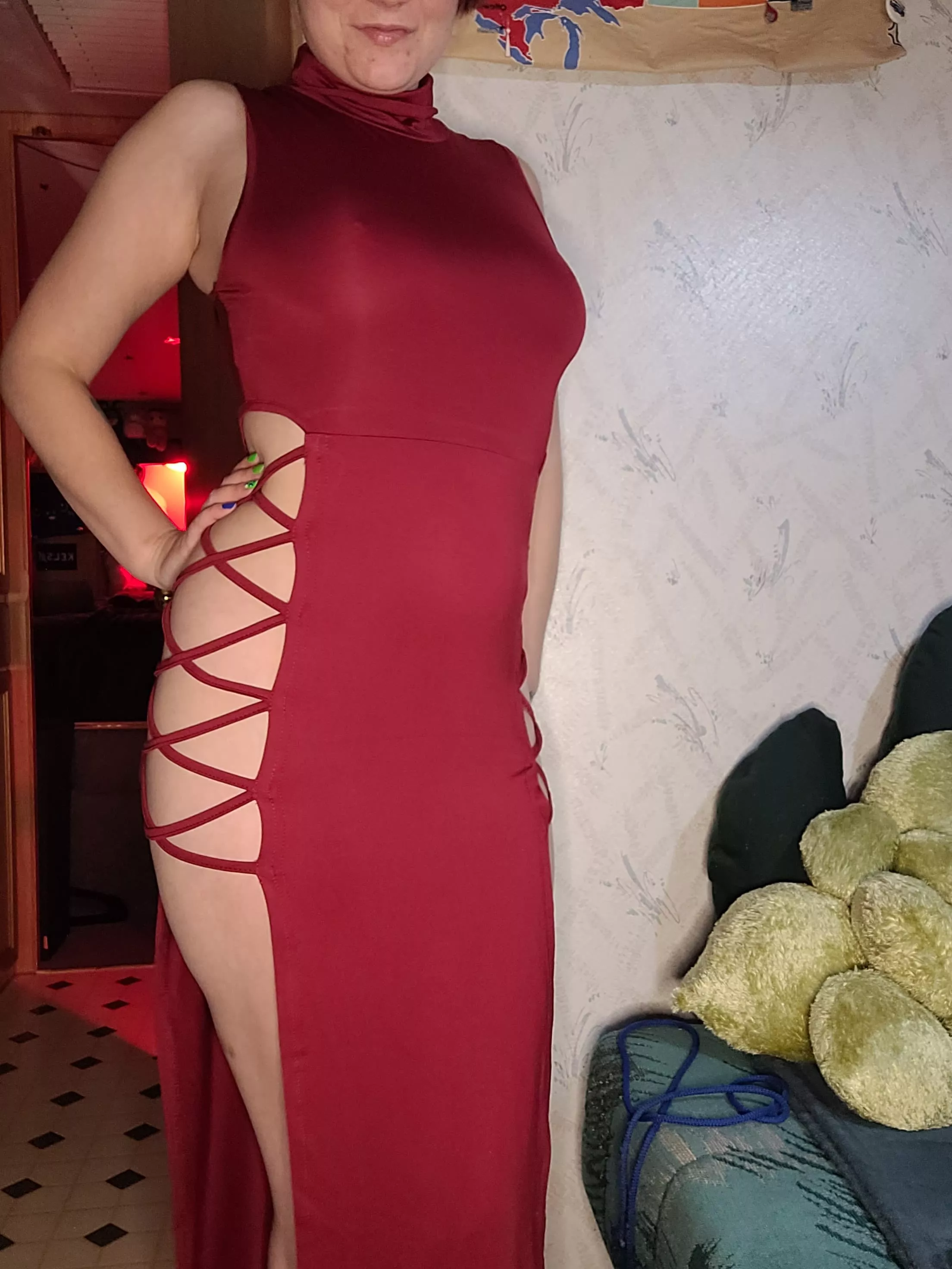 This dress makes me feel very sexy [f]