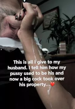 This is all he gets now …