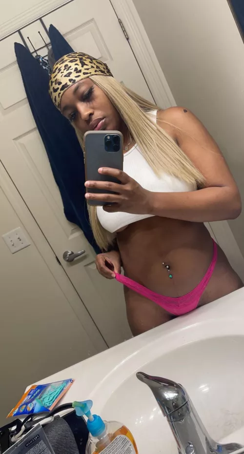 Would you like to play with a young ebony chick daddy