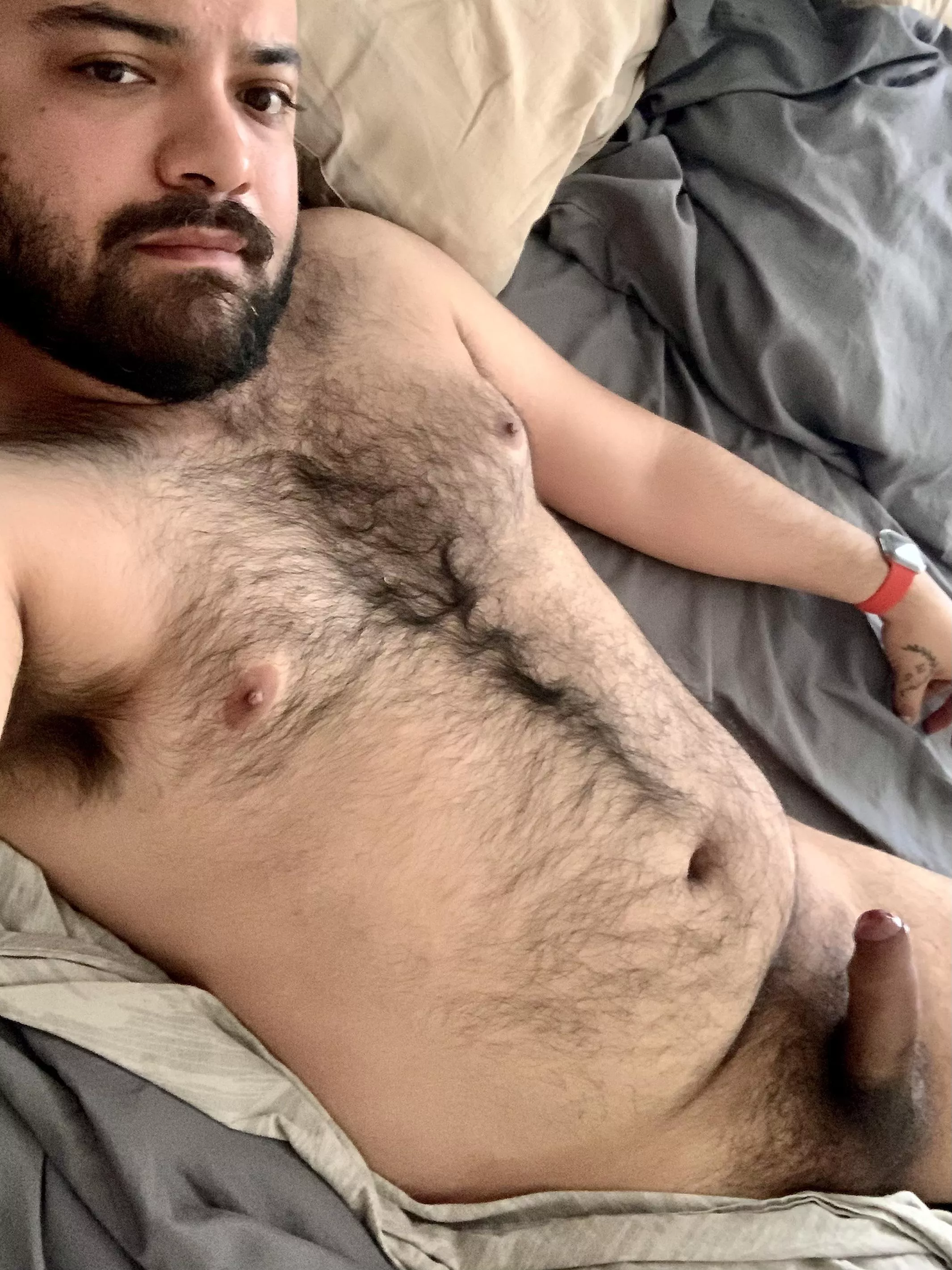 (29) Love the cold autumn mornings. Who wants to be heated by this bear in bed?