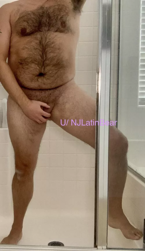 [40s] Shower time. Who wants to lather each other up?