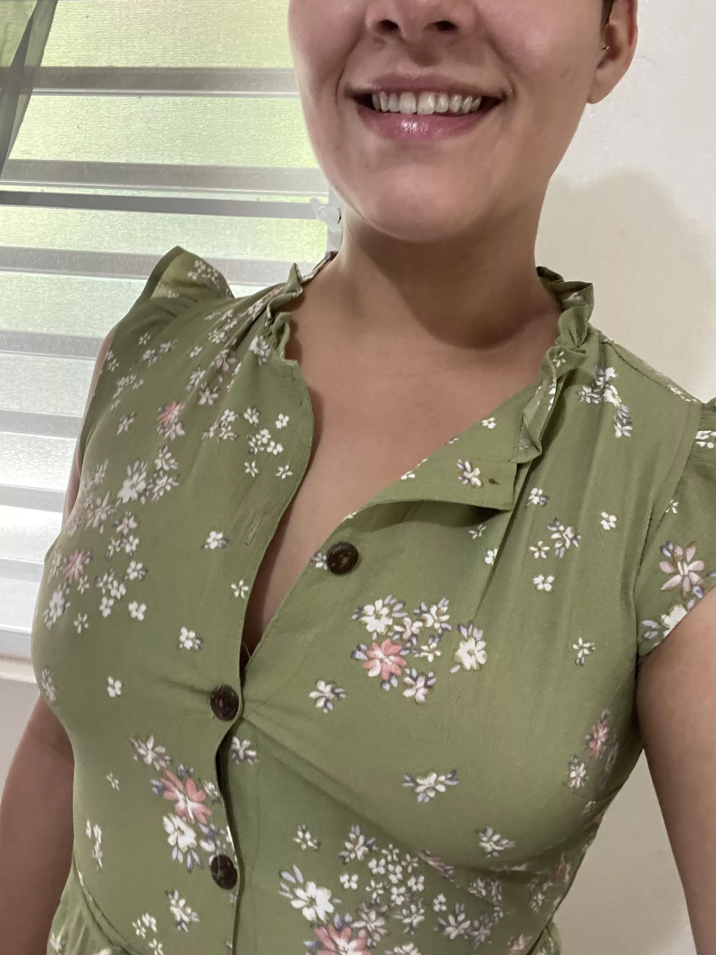 Almost fit in this dress! It’s a bit tight but it’s been a year since I last wore it!