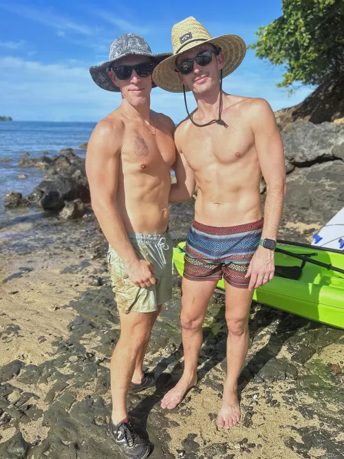 Aloha from my husband & me! 🌴