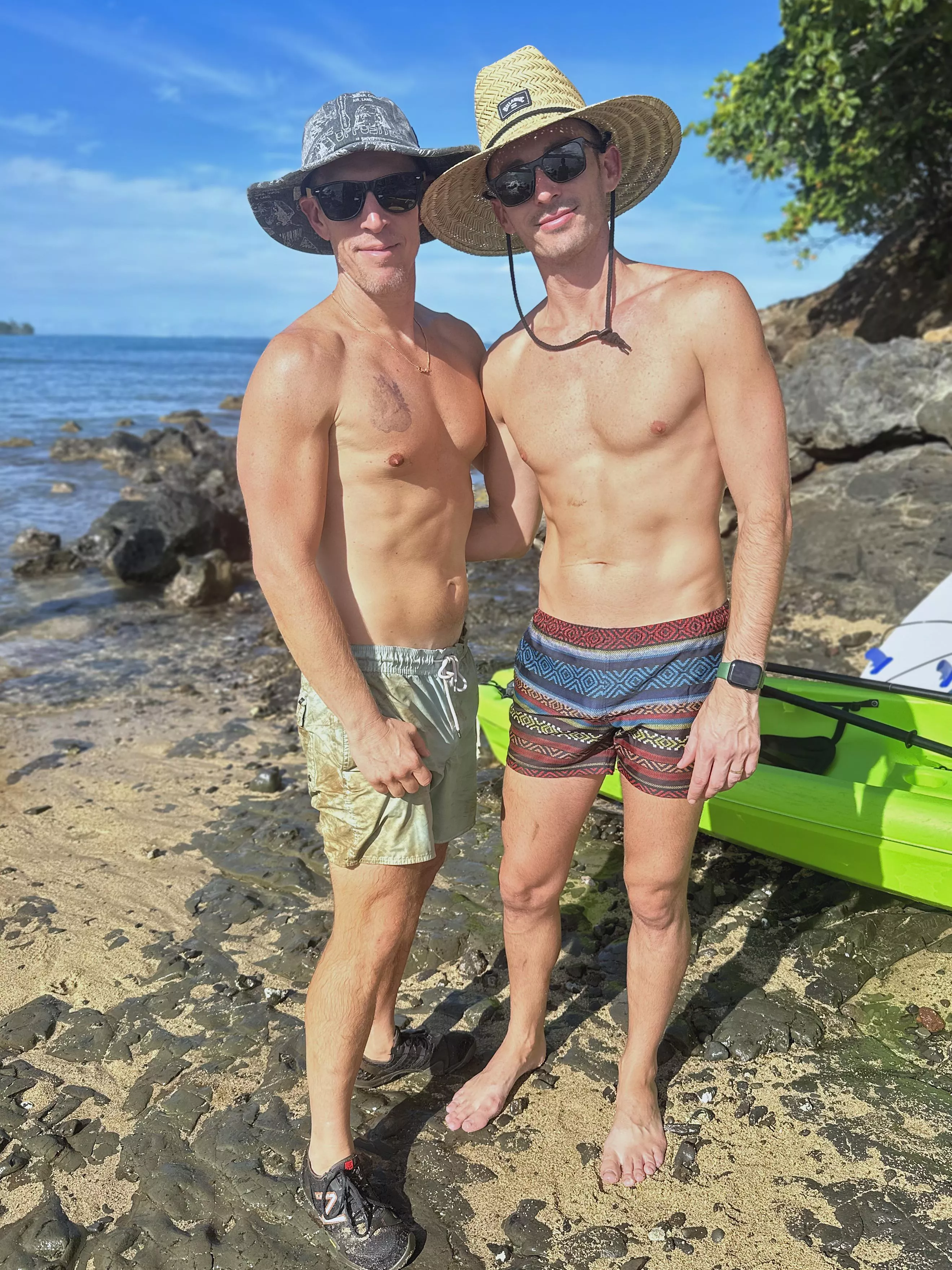 Aloha from my husband & me! 🌴