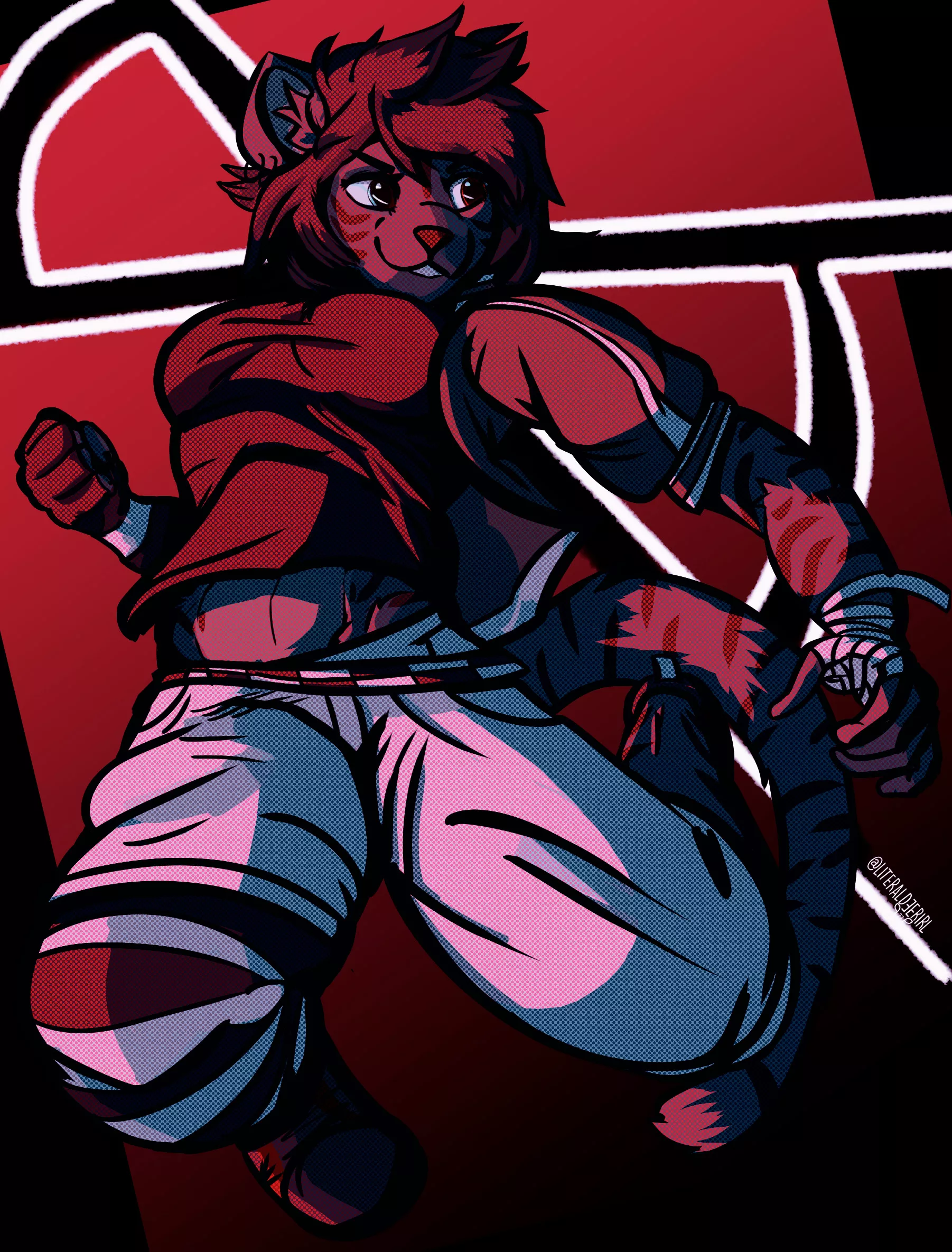 Aunix the Tiger [OC @LiteralDeerIrl]