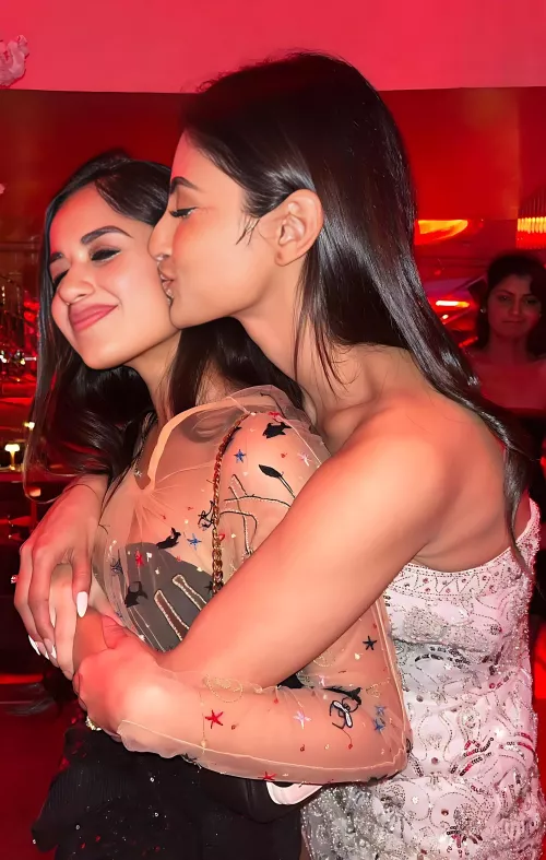 Can only imagine the lesbian action between these two 😍👅🍑 Mouni Roy and Jannat Zubair