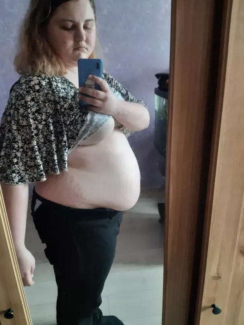 Chugged a gallon of milk 🥵